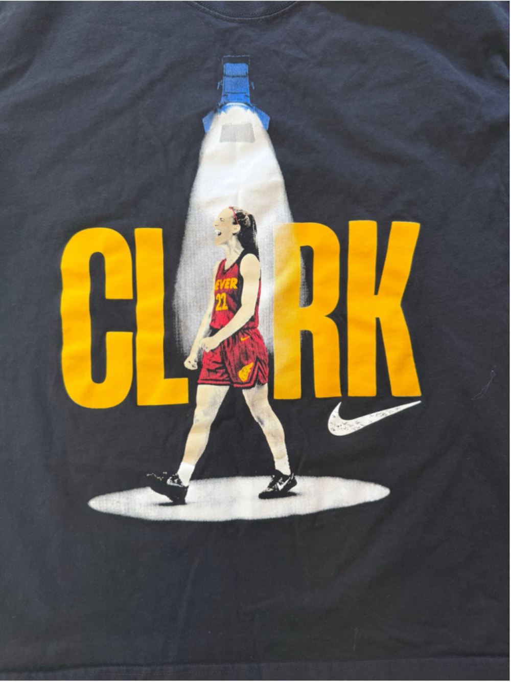 Caitlin Clark "So Win" Nike Black Men's Shirt Size Medium